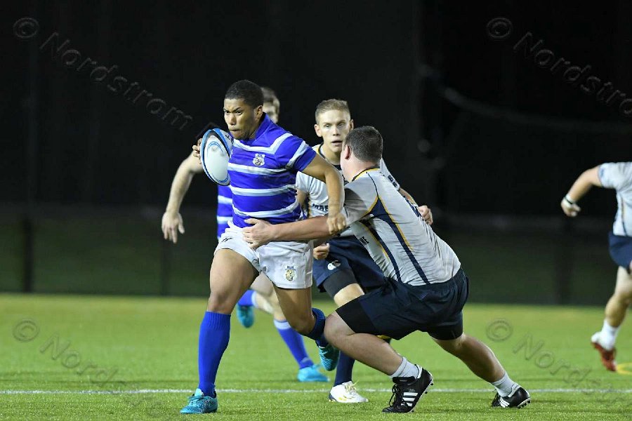Wheaton Men\'s Rugby vs Mass Maritime.  Photo by Keith Nordstrom
